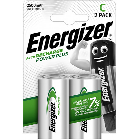 Energizer rechargeable battery Recharge Power Plus C CP2 2500mAh
