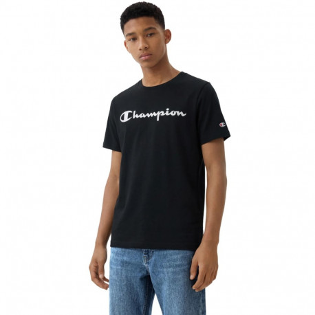 Koszulka dla dzieci Champion SS Tee czarna 307322 KK001 XL