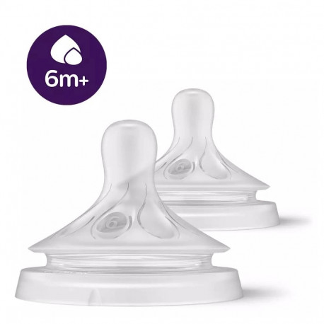 Philips AVENT lutid Natural Response SCY966/02, koolikuvastased, voolukiirus 6