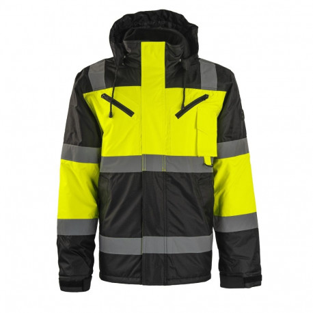 HW Basic Dale talvejope must/Hi-Vis kollane s