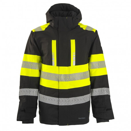 HW Glacier Pro talvejope must/Hi-vis kollane xl