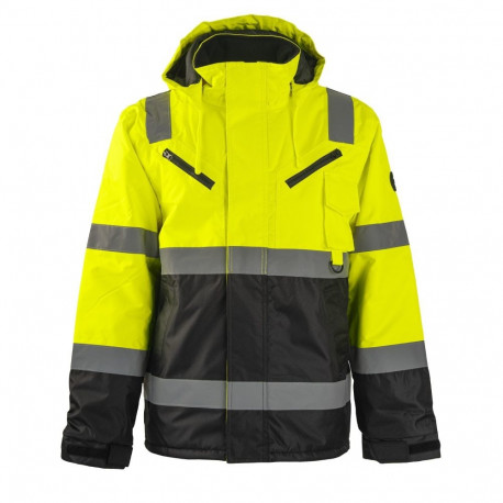 HW Basic Dale talvejope Hi-vis kollane/must 4xl
