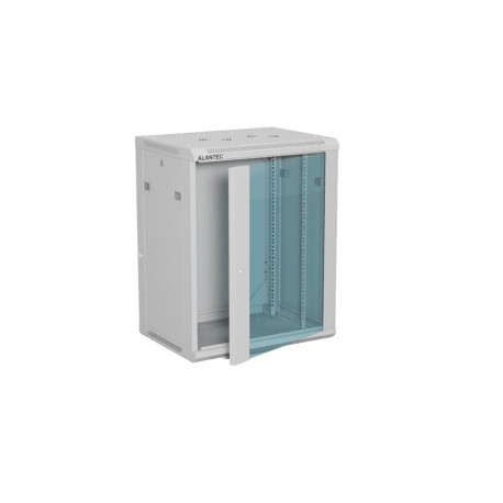 ALANTEC Racking cabinet 19" 15U 600x450, Grey FLAT PACK