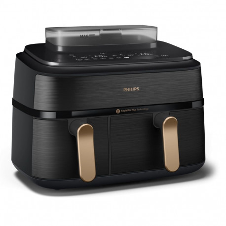 Philips kuumaõhufritüür 5000 series NA552/00 kahekordne 9L eraldiseisev 2750W, must