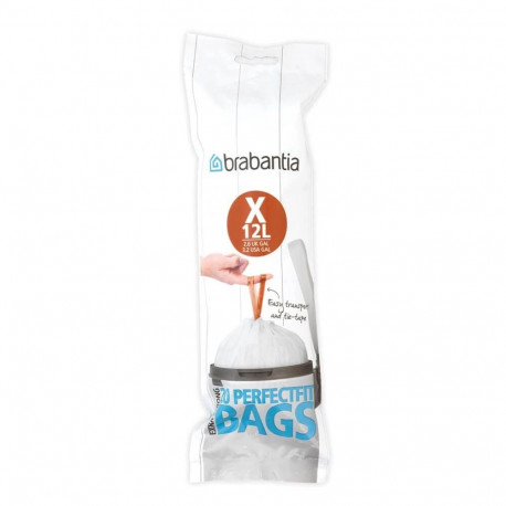 Brabantia 116728 trash bag 12 L White 20 pc(s)