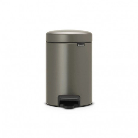Brabantia 113246 trash can 3 L Round Platinum