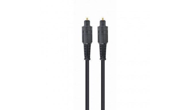 Gembird Toslink helikaabel 2m, must