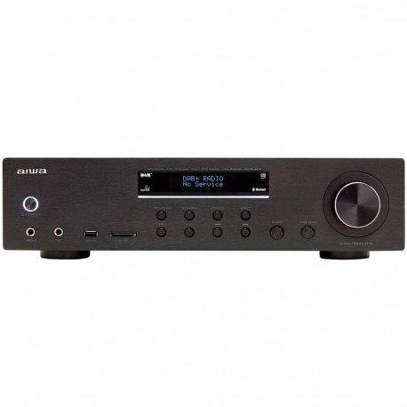 Aiwa helivõimendi AMR-200DAB/BK 2.0 kanaliga kodune, must