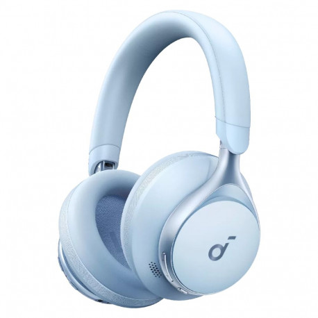 Anker Space One Headphones Wireless Head-band Music/Everyday USB Type-C Bluetooth Blue
