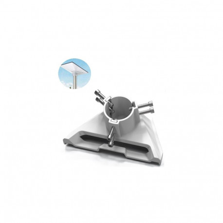 Satellite Dish Mount - HiSmart Starlink Mini White Pole Mount Adapter 38–45 mm