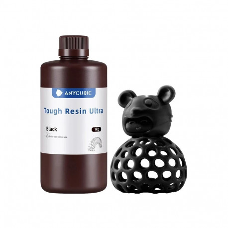 3D Printer Resin - ANYCUBIC Tough Resin Ultra Black