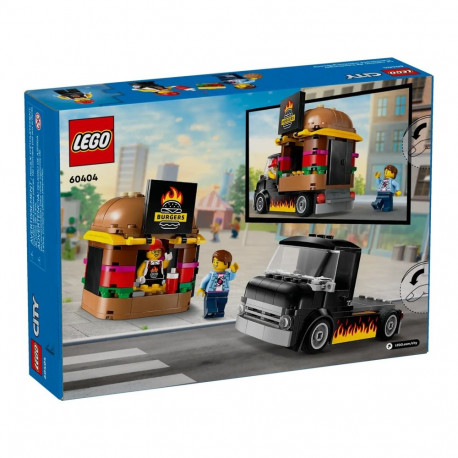 LEGO Set - LEGO City 60404 Burger Truck 194 Pieces 2 Minifigures