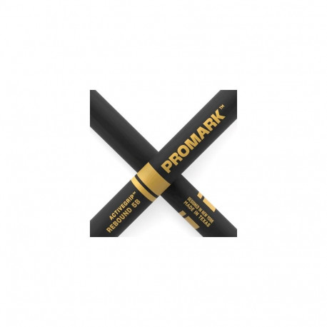 Drumsticks - PRO MARK ProMark Rebound 5B ActiveGrip Hickory 1.51 cm x 40.64 cm Black/wood