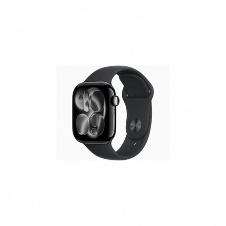 Apple Watch Series 11 (2025) GPS + Cellular 42mm Jet Black Alu Case, Black Sport Band S/M EU MF834