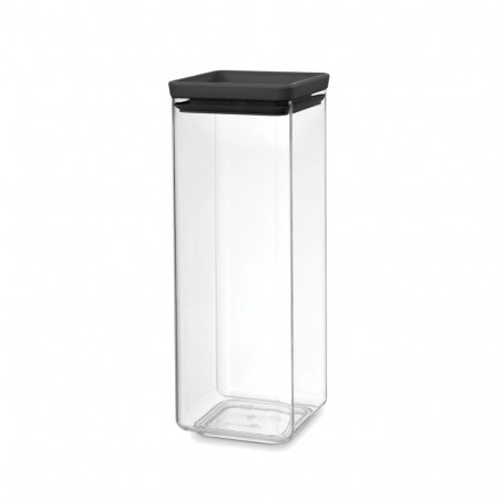 Brabantia Tasty+ Square Plastic Black  Transparent