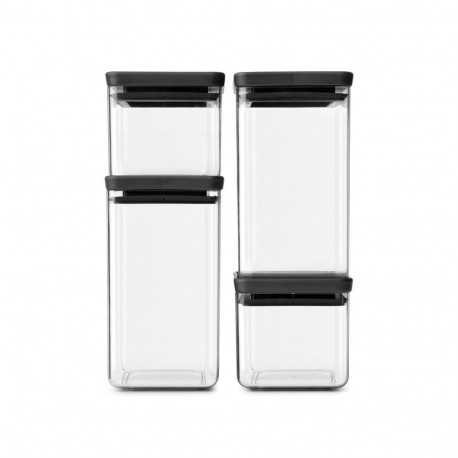 Brabantia Tasty+ ruudukujuline plastist, must läbipaistev