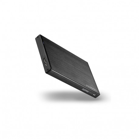 Axagon EE25-XA6 storage drive enclosure HDD/SSD enclosure Black 2.5"