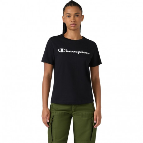 Koszulka damska Champion Short Sleeve czarna 118428 KK001 L