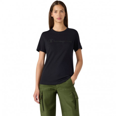Champion naiste lühikeste varrukatega T-särk 119125 KK001 2XL, must