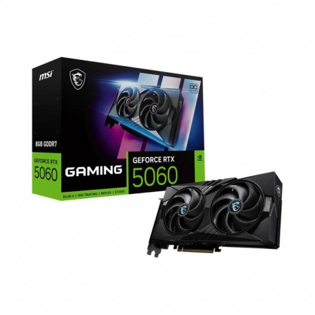 MSI Graphics Card||NVIDIA GeForce RTX 5060|8 GB|GDDR7|128 bit|PCIE 5.0 16x|Dual Slot Fansink|RTX5060