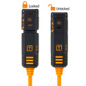 TetherPro Optima 10G TetherBoost USB-C Extension Cable 4.8m | Orange