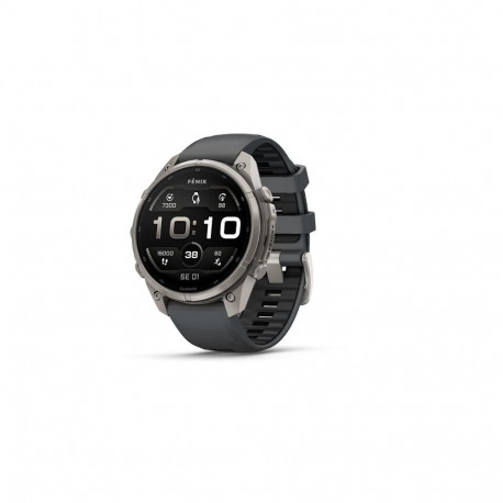 Garmin fenix 9 Pro nutikell, 47 mm, titaan, grafiit/must silikoonrihm