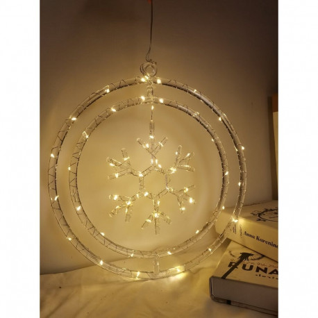 LED Light - Modee ML-C3009 Warm White 60 LED Bell Decoration 30 cm 80 cm 50 cm IP20, Battery Powered