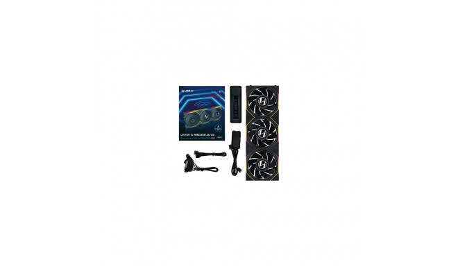 Lian Li 12RTLLCD1W3B computer cooling system Computer case Fan 12 cm Black