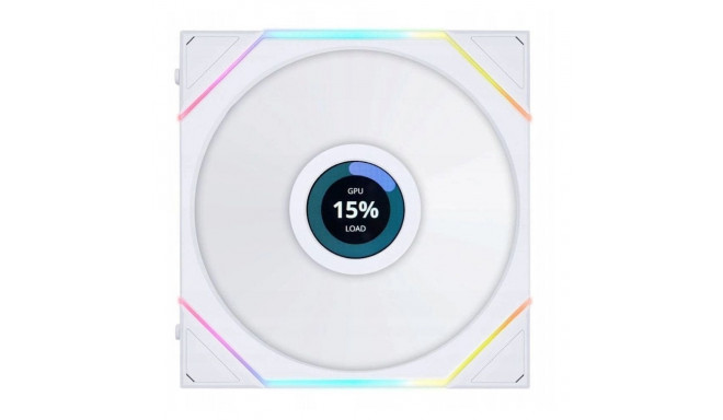 14RTLLCD1W1W 140mm Case Fan White