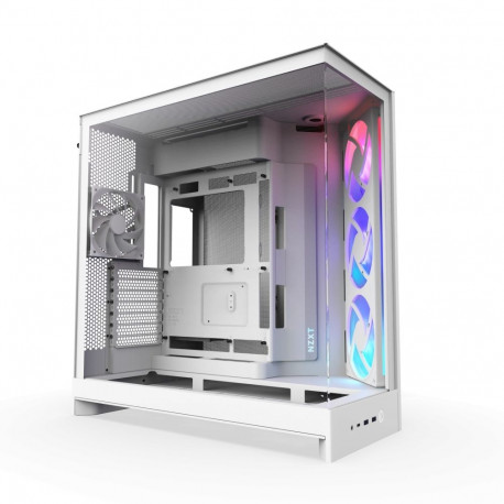 NZXT miditorn H9 Flow RGB, valge