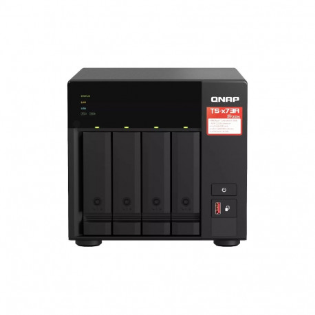 QNAP NAS-torn TS-473A Ryzen Embedded V1500B 8GB DDR4 0TB QNAP Turbo System, must