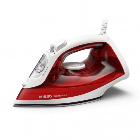 Philips 2000 series DST2010/40 iron Steam iron Non-stick soleplate Red  White
