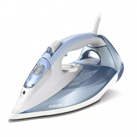Philips 7000 series DST7011/20 iron Steam iron SteamGlide Plus soleplate 2600 W Blue  Grey