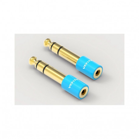 Vention 6.5mm Male to 3.5mm Female Audio Adapter Blue