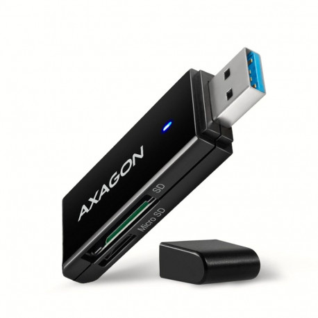 Axagon kaardilugeja CRE-S2N USB 3.2 Gen 1 (3.1 Gen 1) Type-A, must