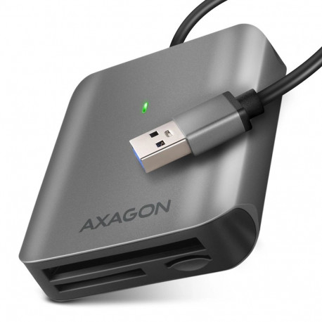 Axagon CRE-S3 External USB-A 3.2 Gen 1 3-slot & lun SD/microSD/CF card reader USB 3.2 Gen 1 (3.1 Gen
