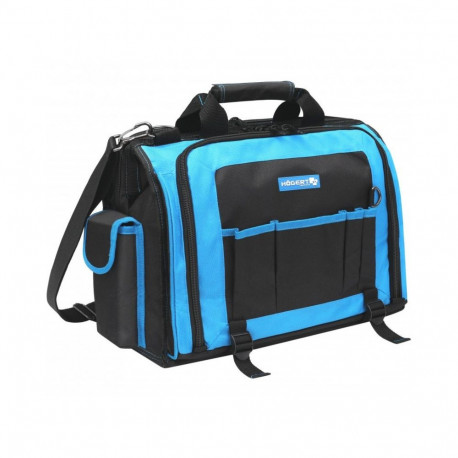 Hogert Heavy Duty Electrician’s Bag HT7G200, 43x20x37 cm, 23 pockets, 3 side pockets, 6 elastic loop