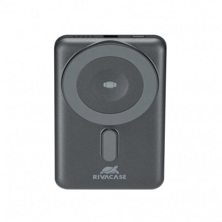 Rivacase VA2607 power bank Lithium Polymer (LiPo) 5000 mAh Wireless charging Black  Grey