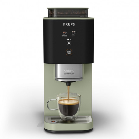 Espressomasin Krups Coffee Crush - roheline, veepaak 1.8L, 150gr oamahuti