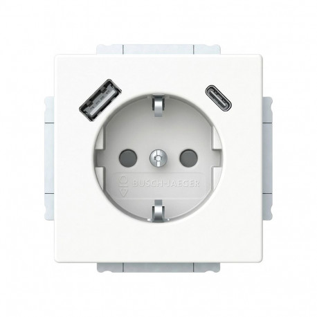 "BUSCH JAEGER BJ 20 EUCB2USBAC-84 20 EUCB2USBAC-84 SCHUKO®-/USB-A+C Steckdose"