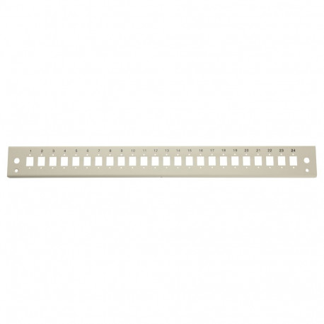 "Equip 19"" Patchpanel 24xLC-Duplex,SC-Simplex 1U Stahl gr"