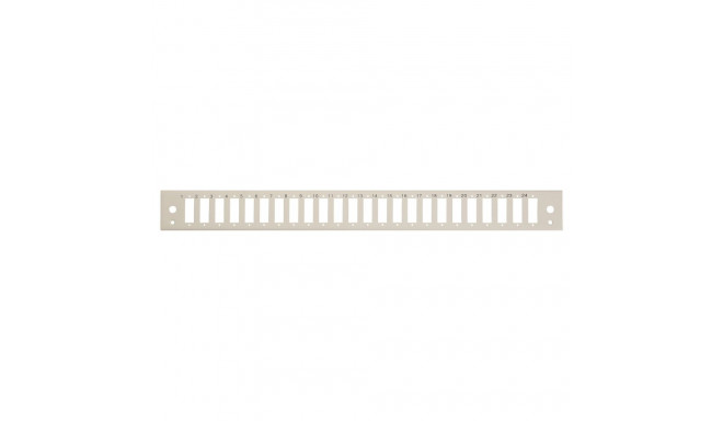 "Equip 19"" Patchpanel 24xSC-Duplex 1U Stahl gr"