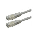 "KAB ROLINE Patchkabel Cat.6 Class E PoE S/FTP PiMF grau 0,3m"