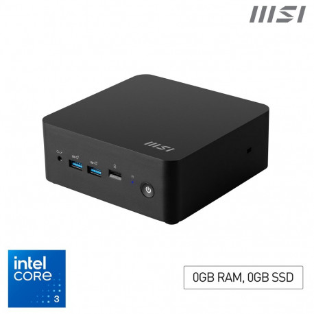 "MSI Cubi NUC 1MG-014BEU Mini PC Black 100U Intel SoC"