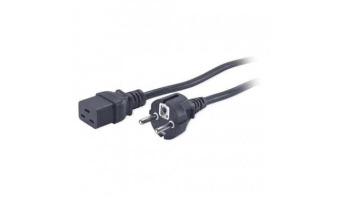 APC toitekaabel IEC 60320 C19 kuni CEE 7/7m AC 230V 2,5m, must