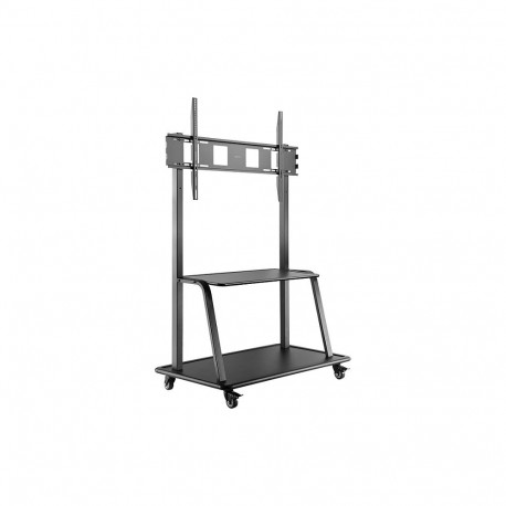"Display cart, 60""-105"", black"