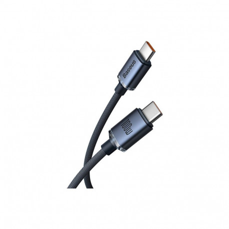 Crystal Shine kaabel USB Type C M/M 100W 1.2m, must