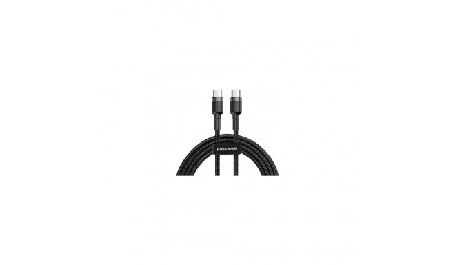 "Cafule USB Type C Cable M/M 1m (Black/Grey)"