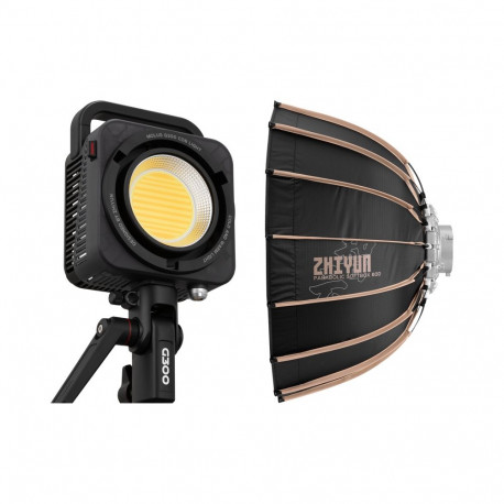 Zhiyun LED COB-valgusti Molus G300 koos paraboolse softboxiga 60cm (Bowensi kinnitus)
