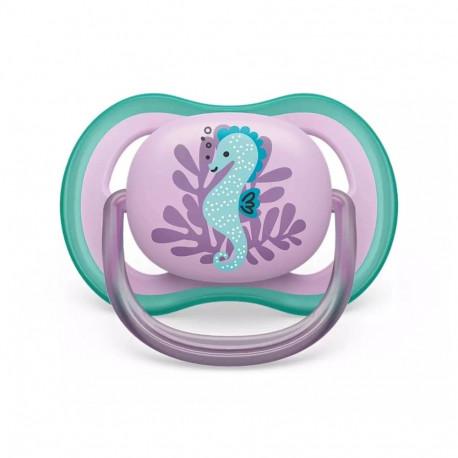 Philips AVENT beebilutt SCF086/06 Classic ortodontiline silikoonlutt, roheline/lilla